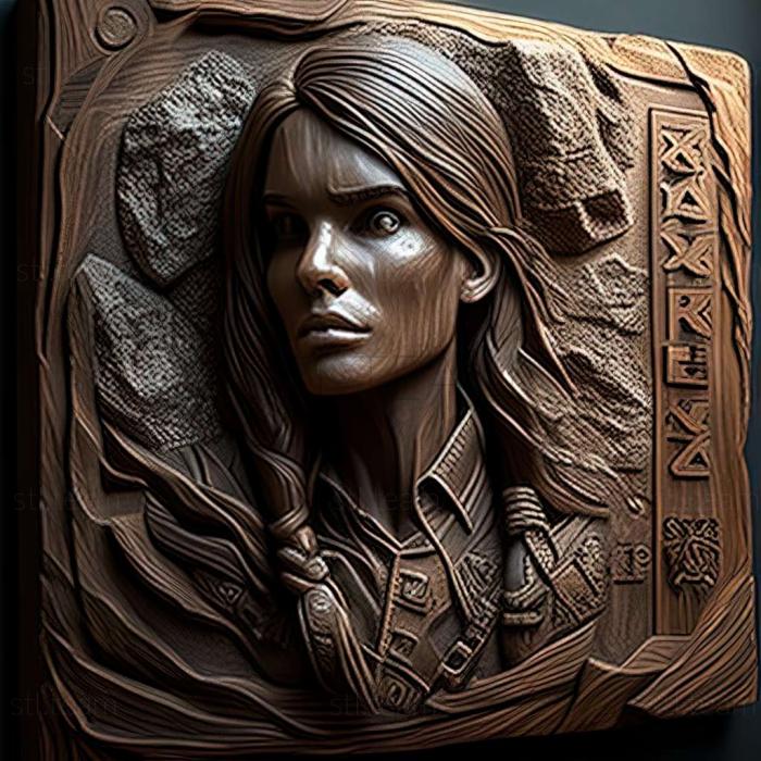 3D модель Игра Rise of the Tomb Raider, посвященная 20-летию (STL)